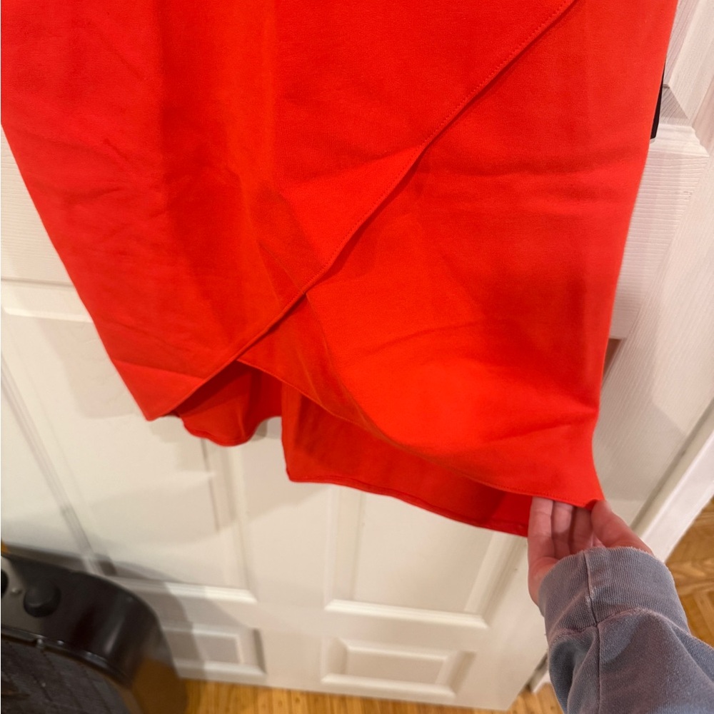 Lulu's Vibrant Red Asymmetrical Dress - Picture 2 of 6